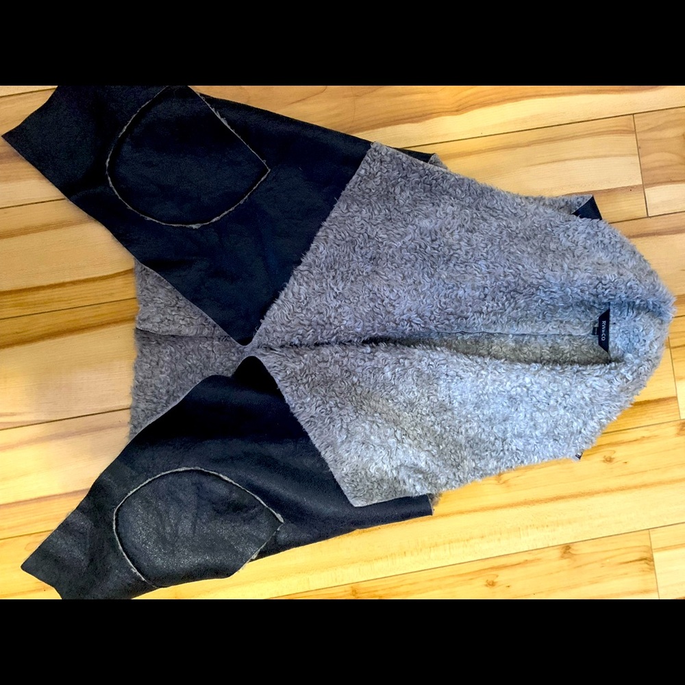 Faux fur vest